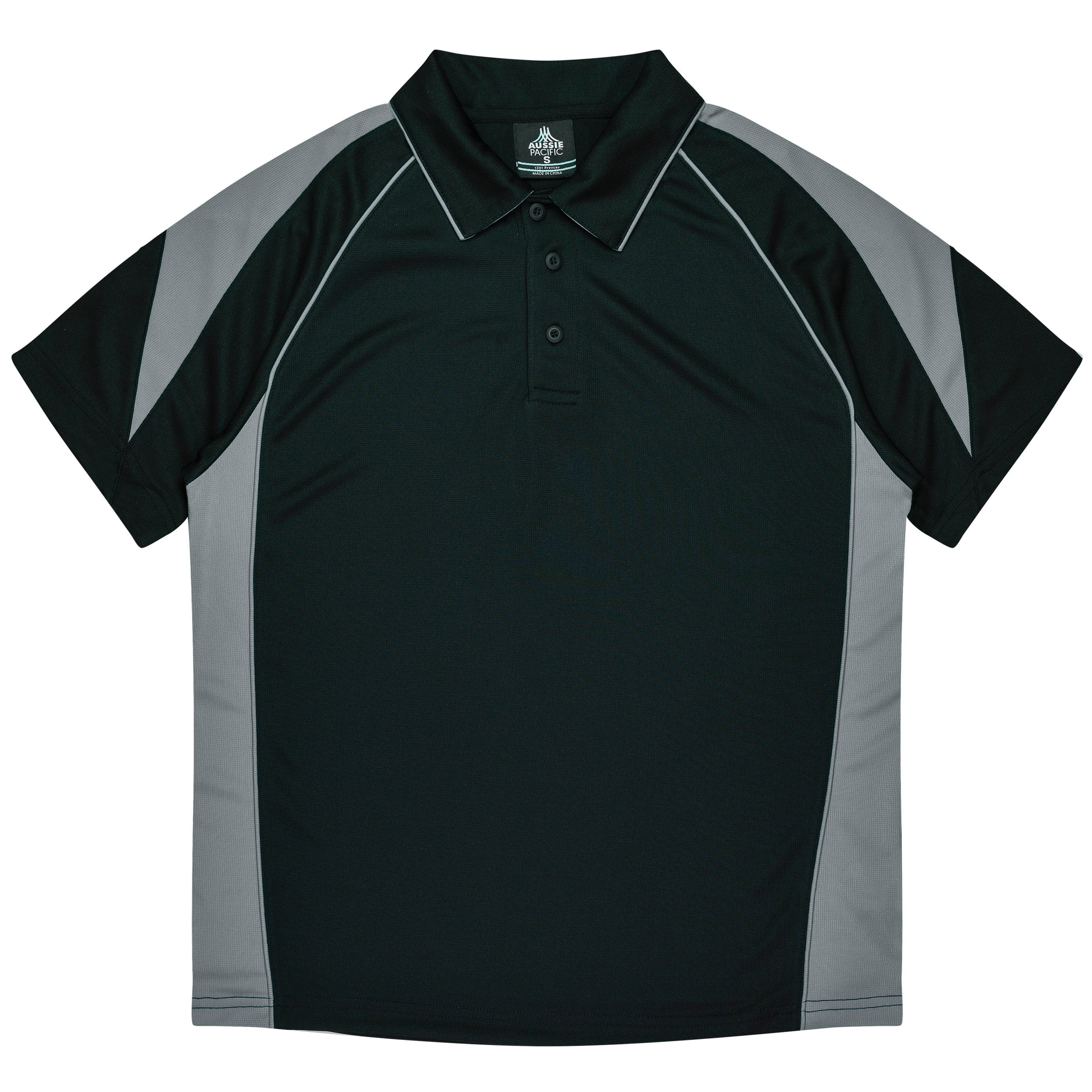 Aussie Pacific Polos / Shirts Black/Ashe / S Aussie Pacific Premier Men's Polo