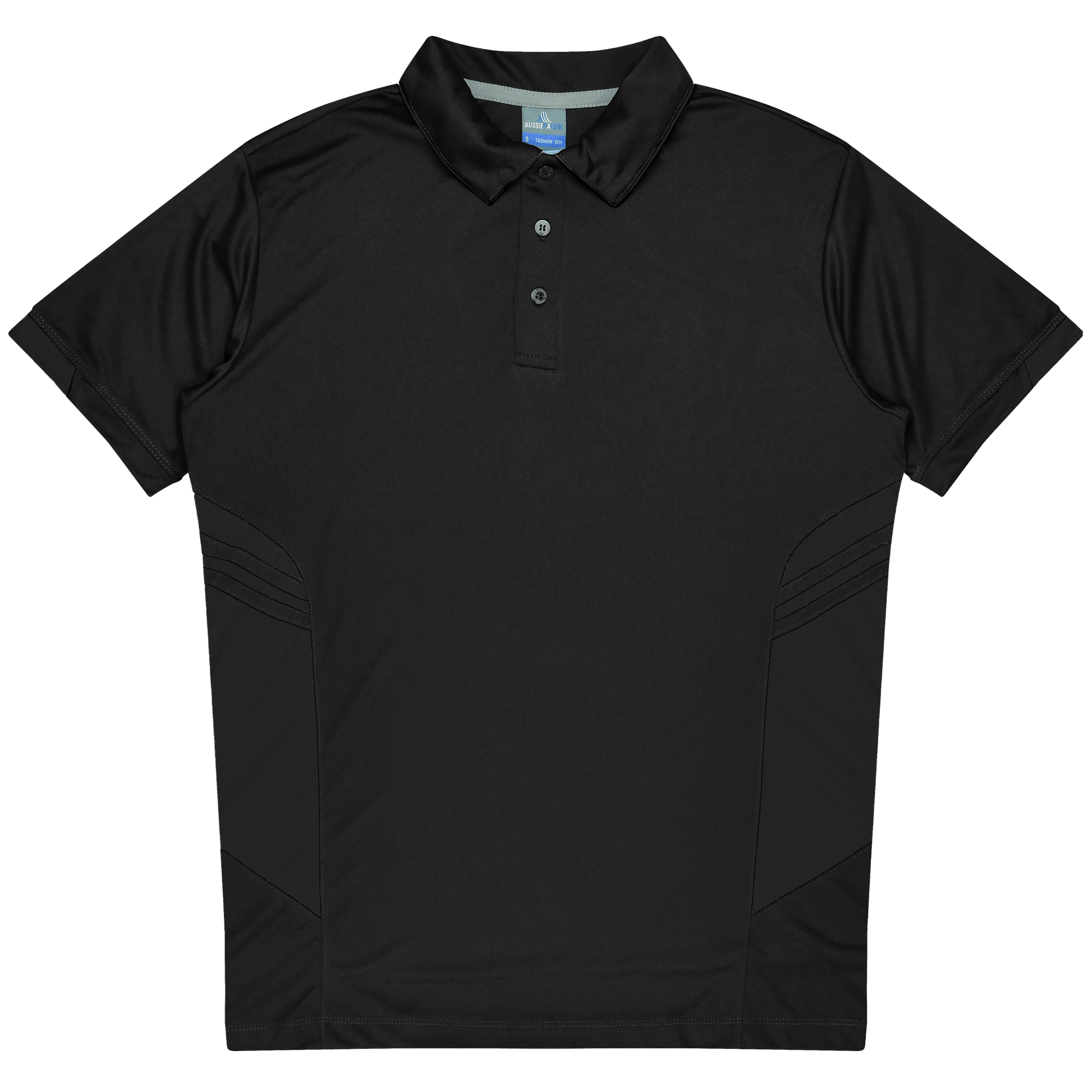 Aussie Pacific Polos / Shirts Black/Black / S Aussie Pacific Tasman Men's Polo