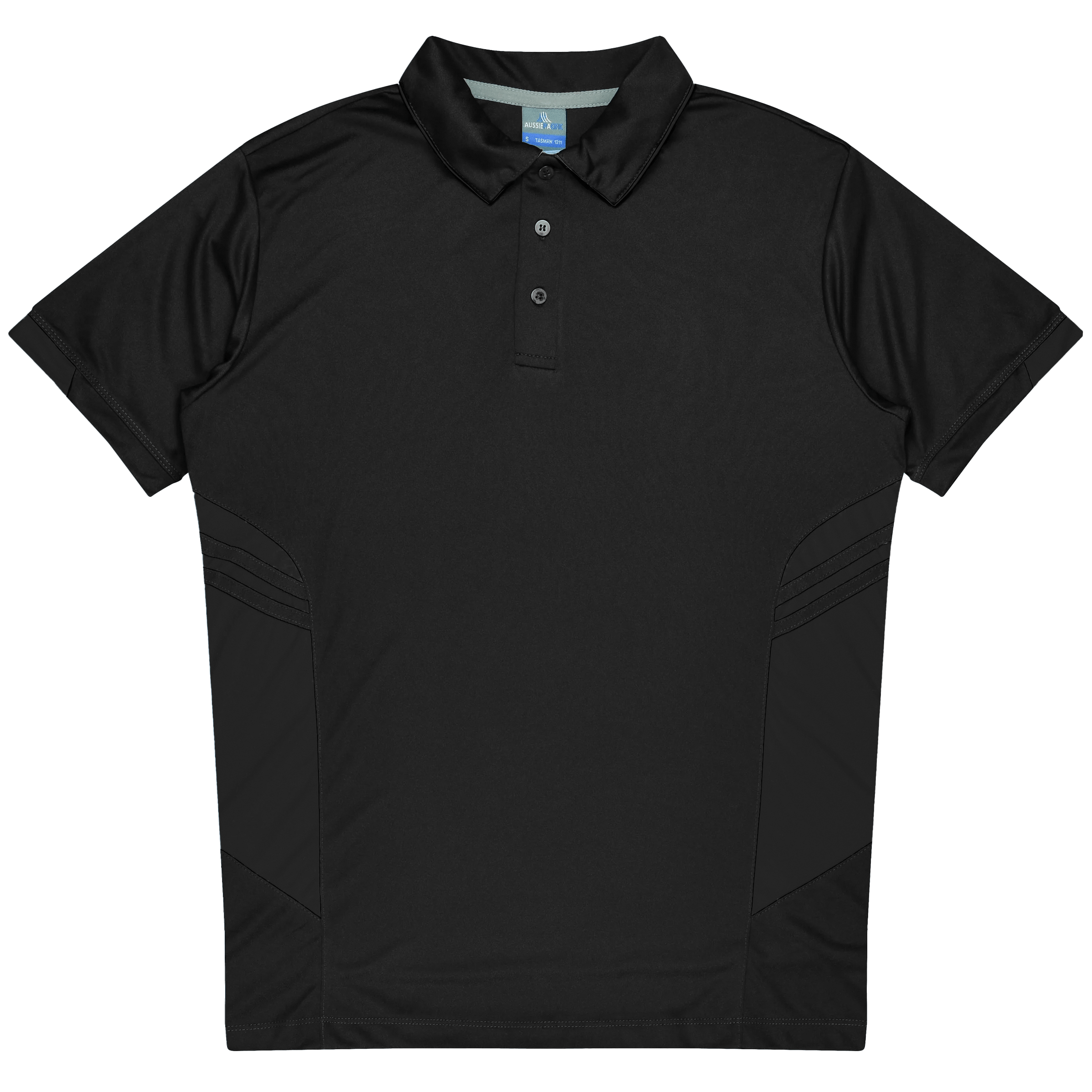 Aussie Pacific Polos / Shirts Black/Black / S Aussie Pacific Tasman Men's Polo