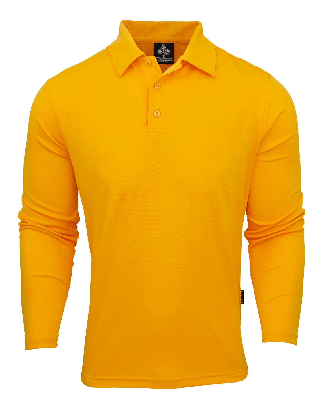 Aussie Pacific Polos / Shirts Gold / S Aussie Pacific Botany Men's Long Sleeve Polo