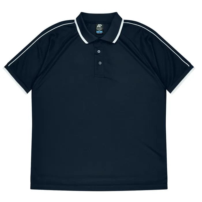 Aussie Pacific Polos / Shirts Navy/White / S Aussie Pacific Double Bay Men's Polo