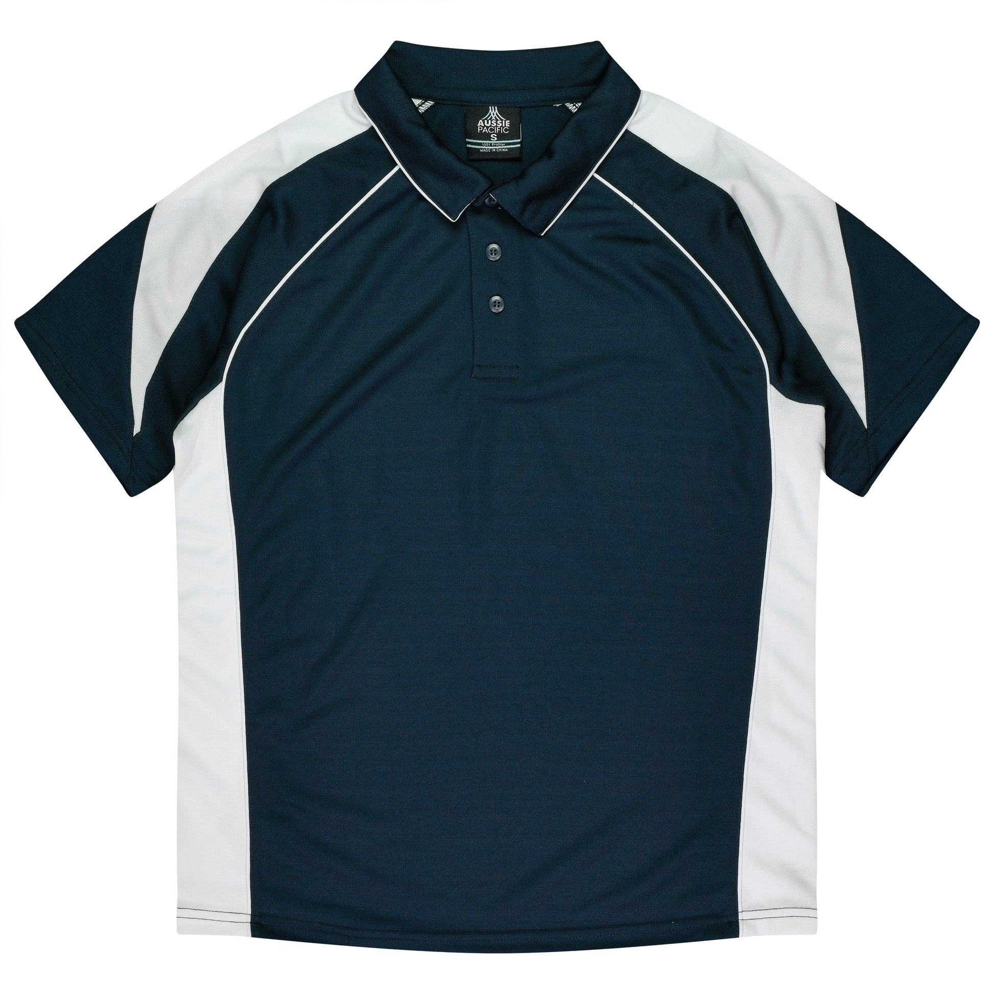 Aussie Pacific Polos / Shirts Navy/White / S Aussie Pacific Premier Men's Polo