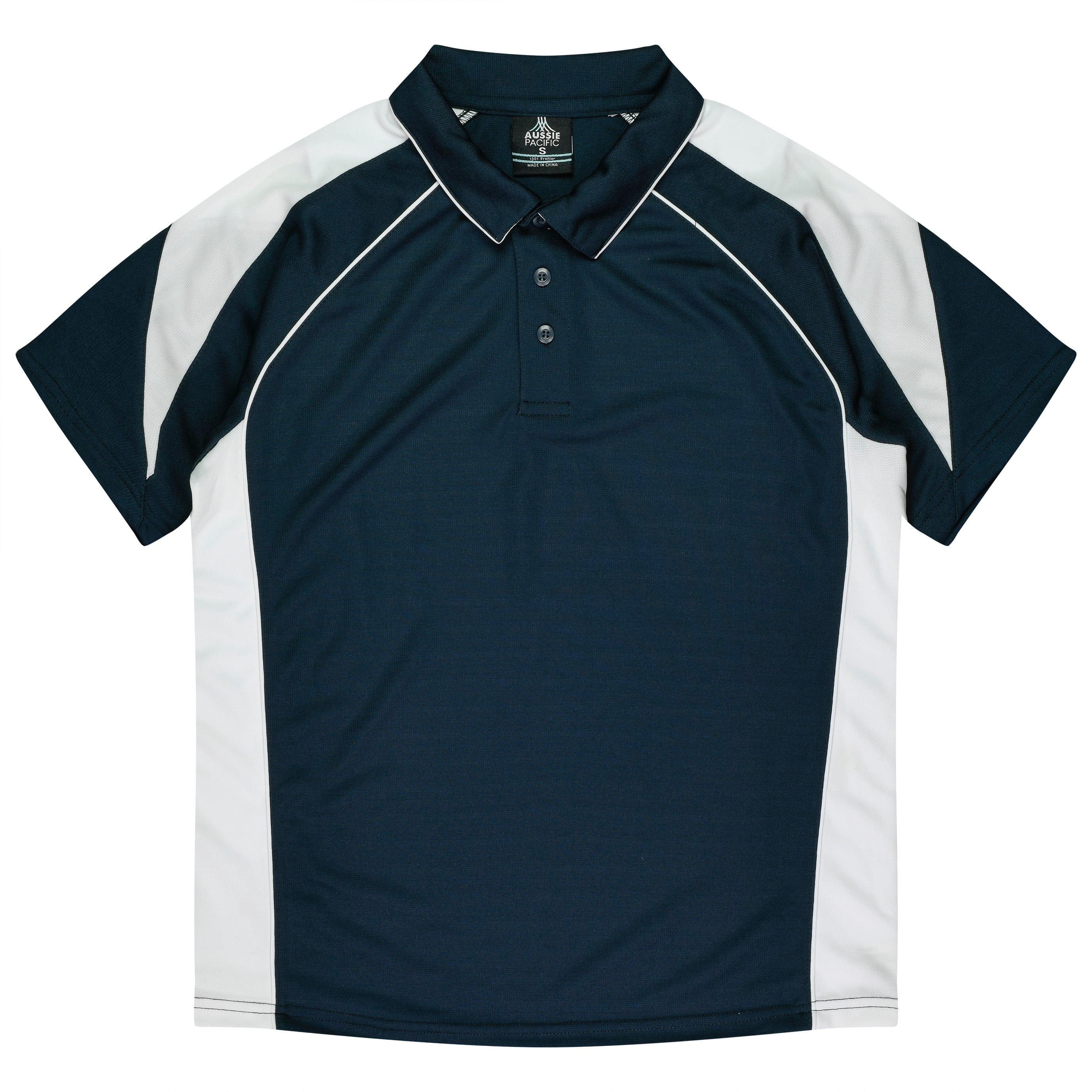 Aussie Pacific Polos / Shirts Navy/White / S Aussie Pacific Premier Men's Polo