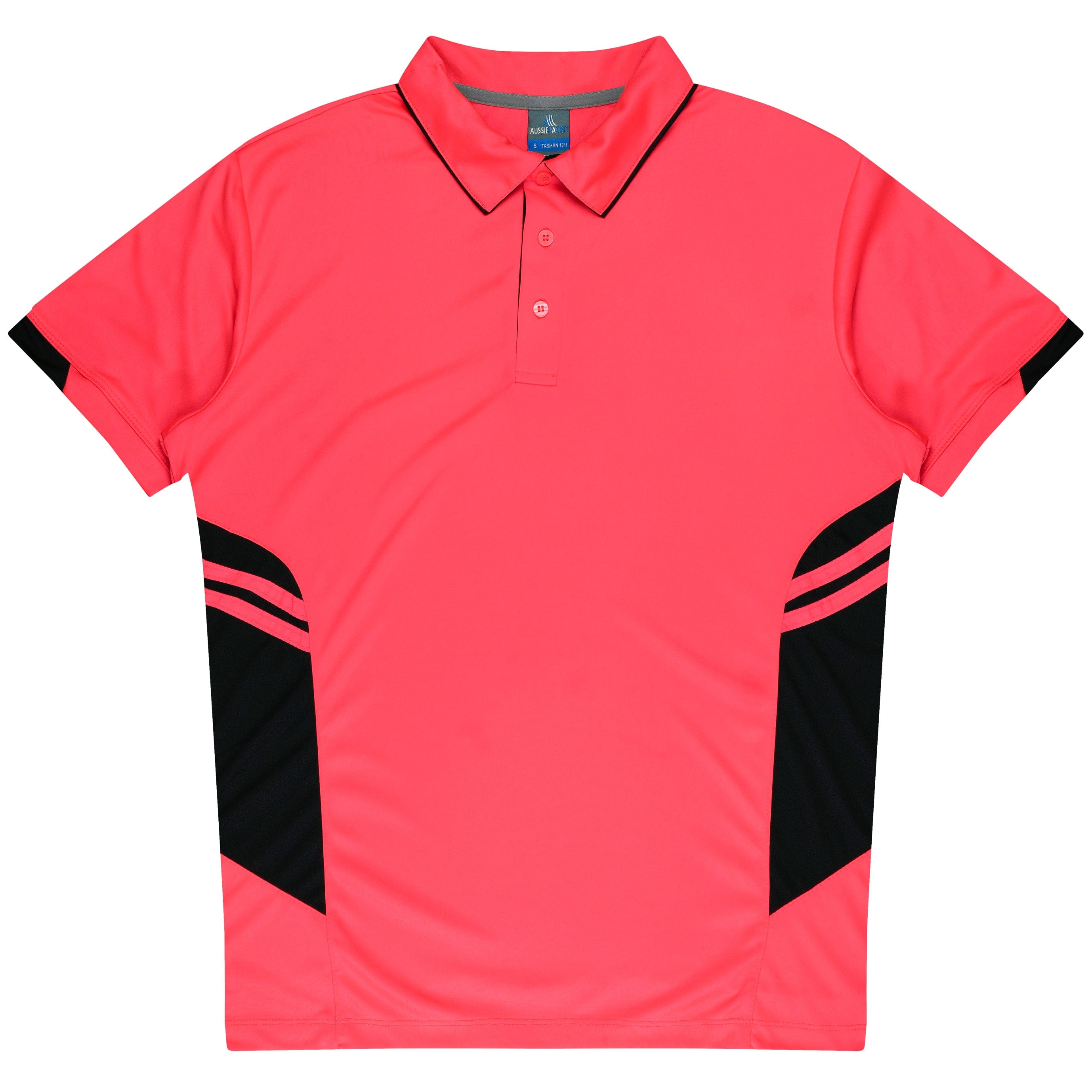 Aussie Pacific Polos / Shirts Neon Pink/Black / S Aussie Pacific Tasman Men's Polo