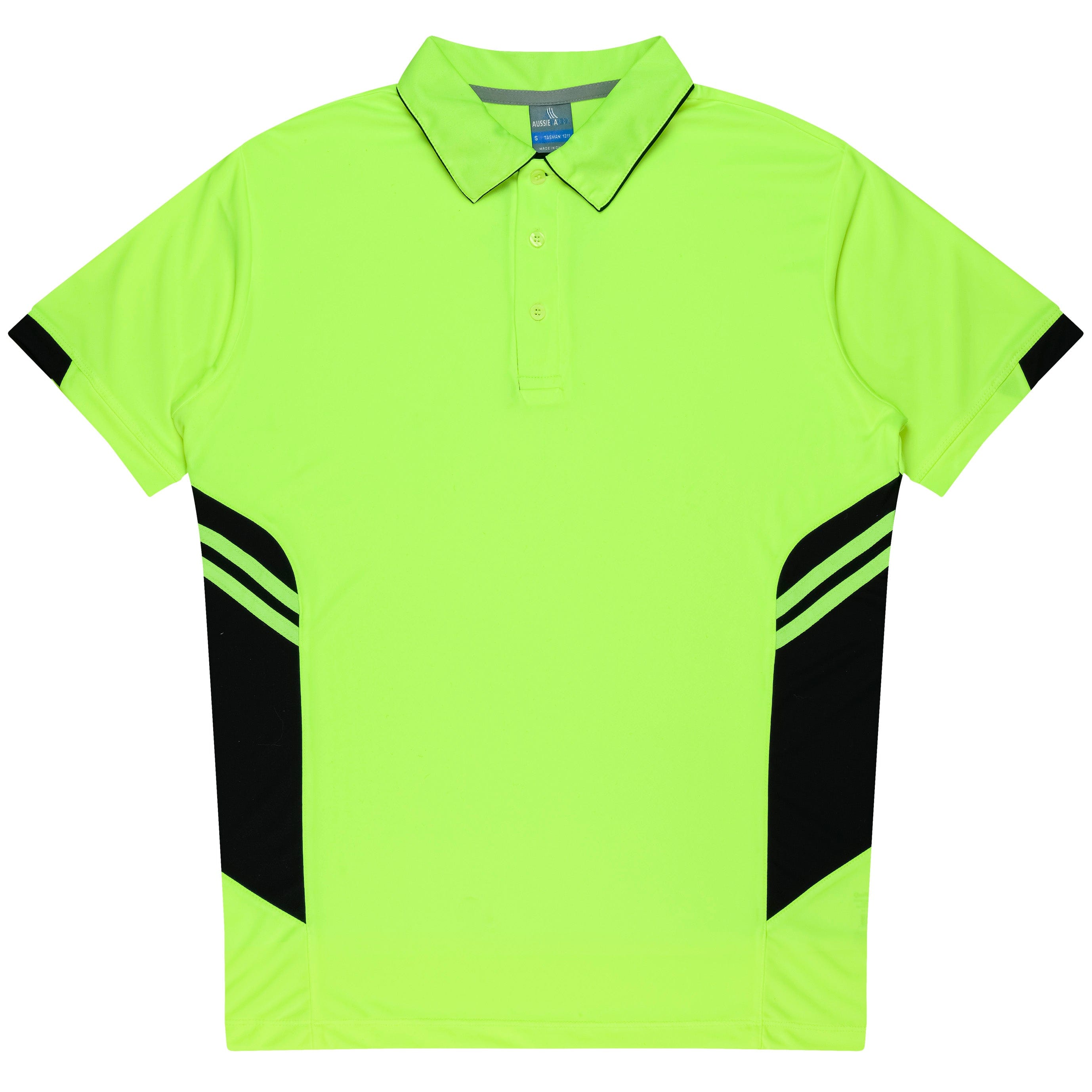 Aussie Pacific Polos / Shirts Neon Yellow/Black / S Aussie Pacific Tasman Men's Polo