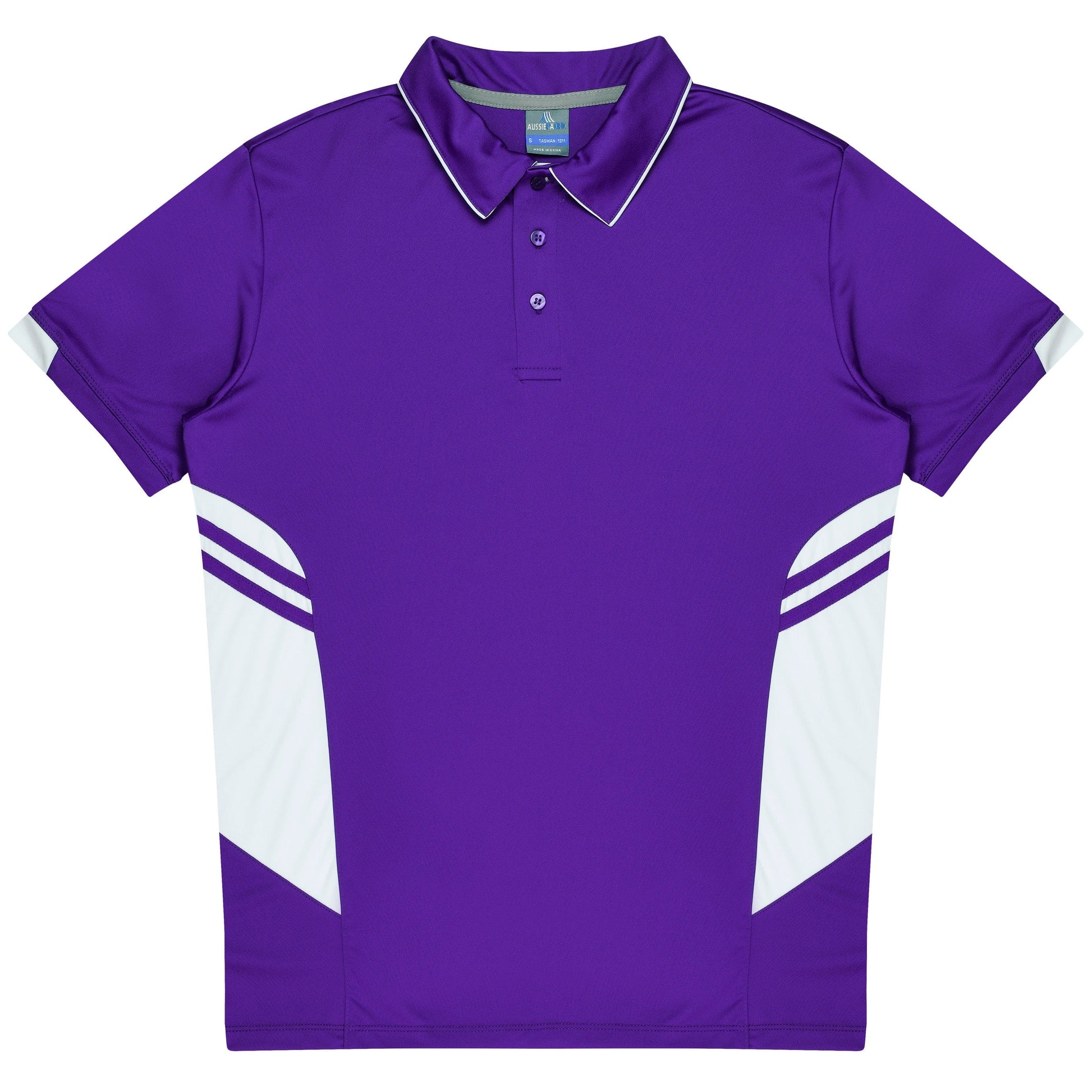 Aussie Pacific Polos / Shirts Purple/White / S Aussie Pacific Tasman Men's Polo