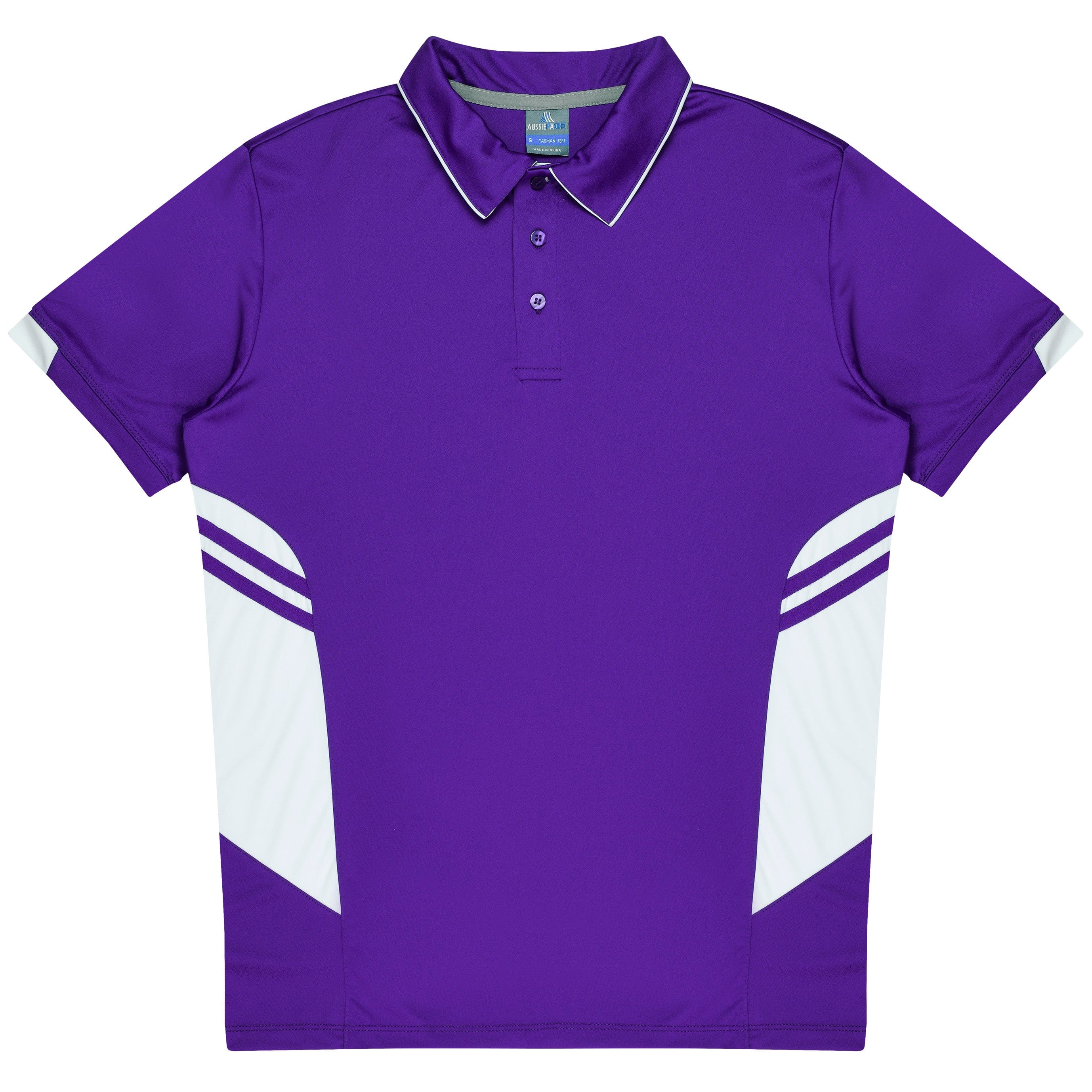 Aussie Pacific Polos / Shirts Purple/White / S Aussie Pacific Tasman Men's Polo