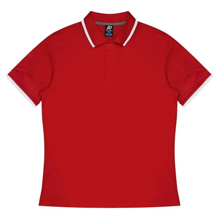 Aussie Pacific Polos / Shirts Red/White / S Aussie Pacific Portsea Men's Polo
