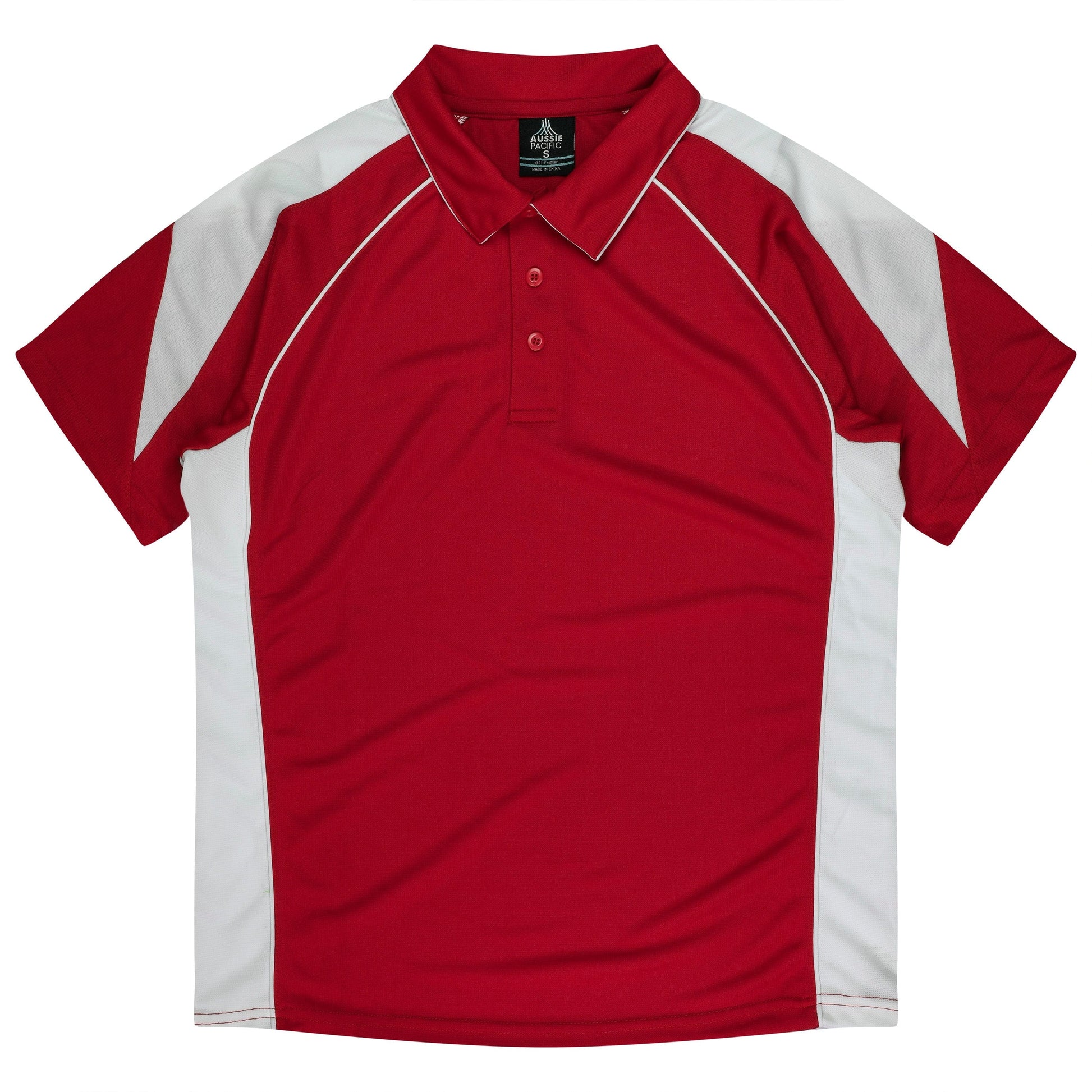 Aussie Pacific Polos / Shirts Red/White / S Aussie Pacific Premier Men's Polo