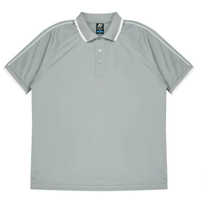 Aussie Pacific Polos / Shirts Silver/White / S Aussie Pacific Double Bay Men's Polo