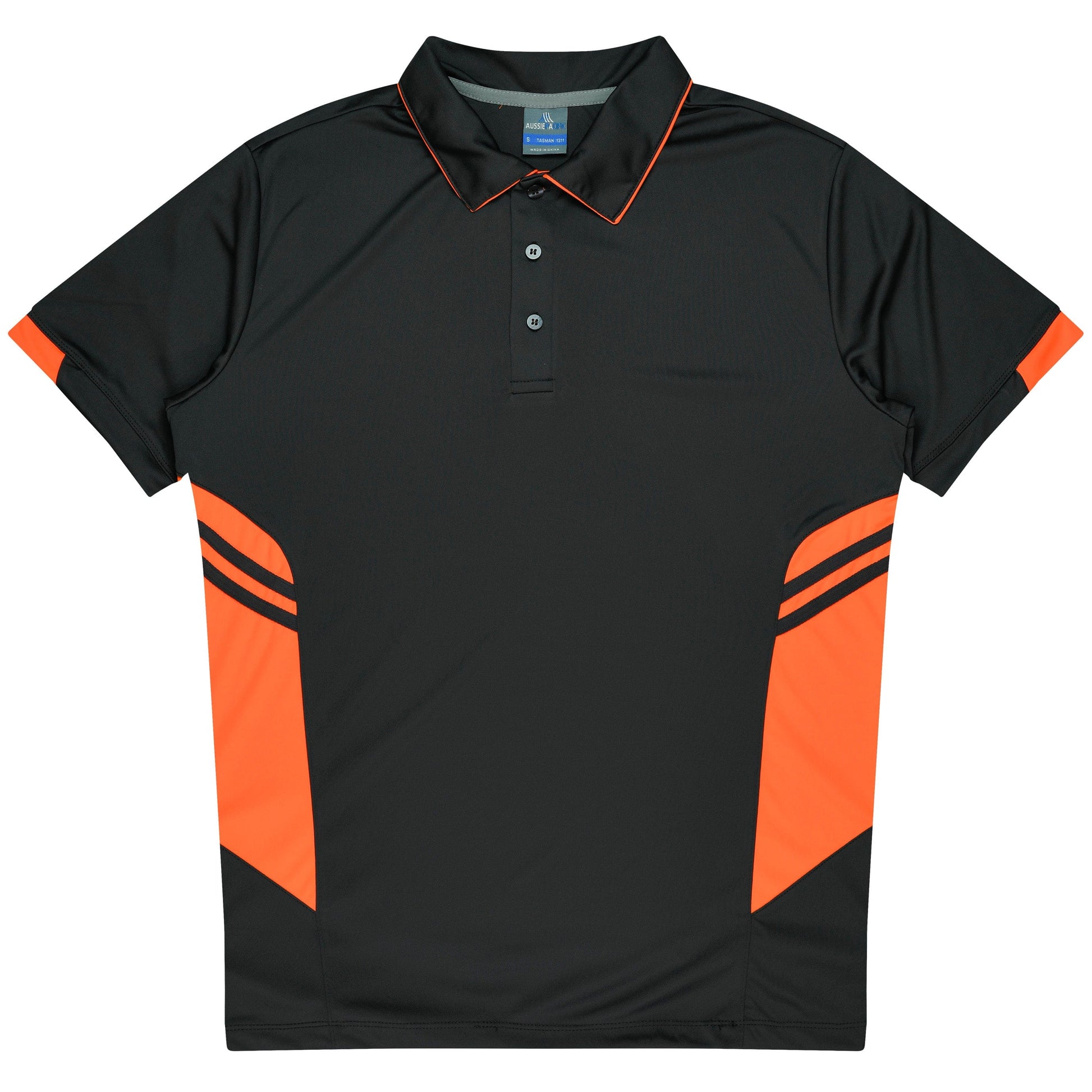 Aussie Pacific Polos / Shirts Slate/Neon Orange / S Aussie Pacific Tasman Men's Polo