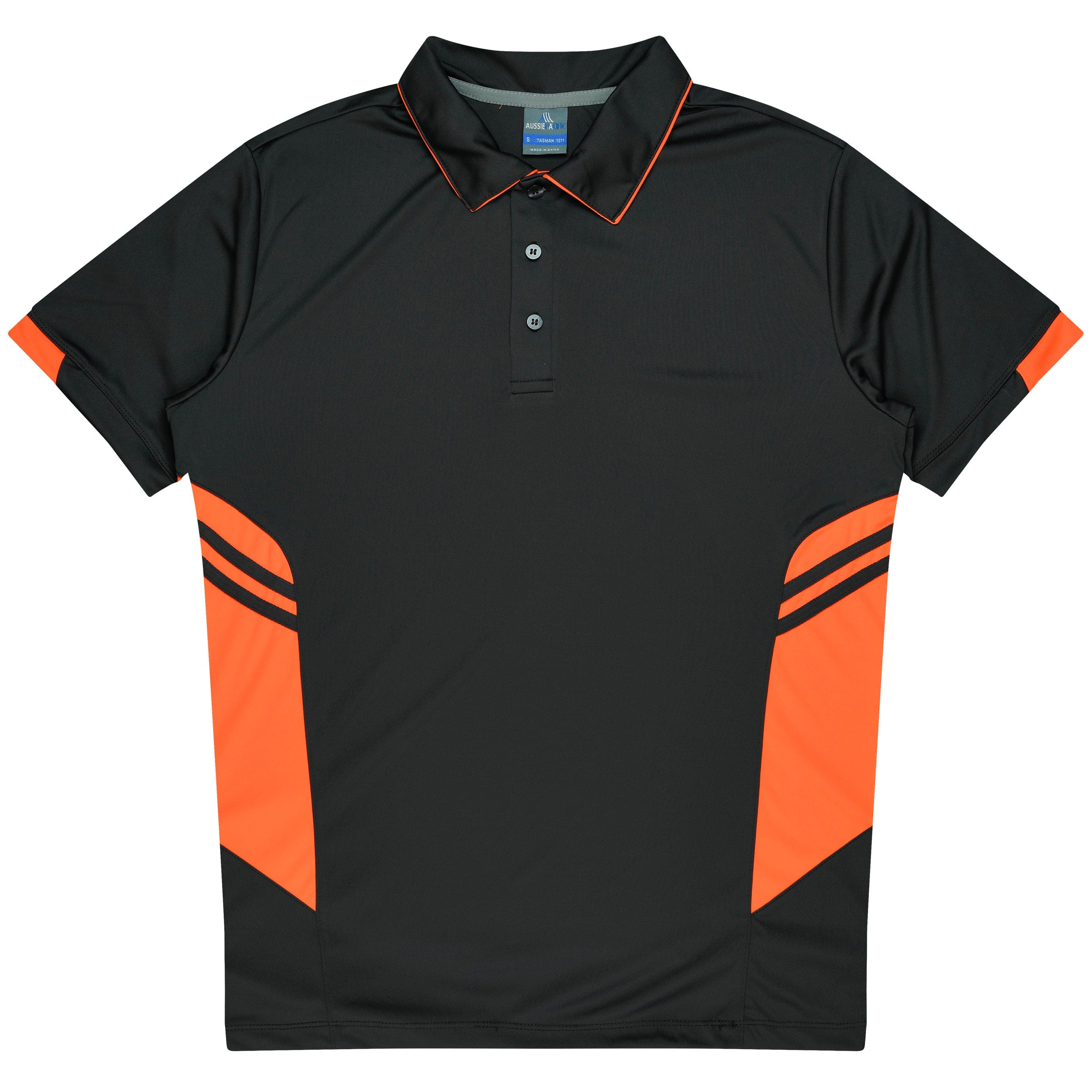 Aussie Pacific Polos / Shirts Slate/Neon Orange / S Aussie Pacific Tasman Men's Polo