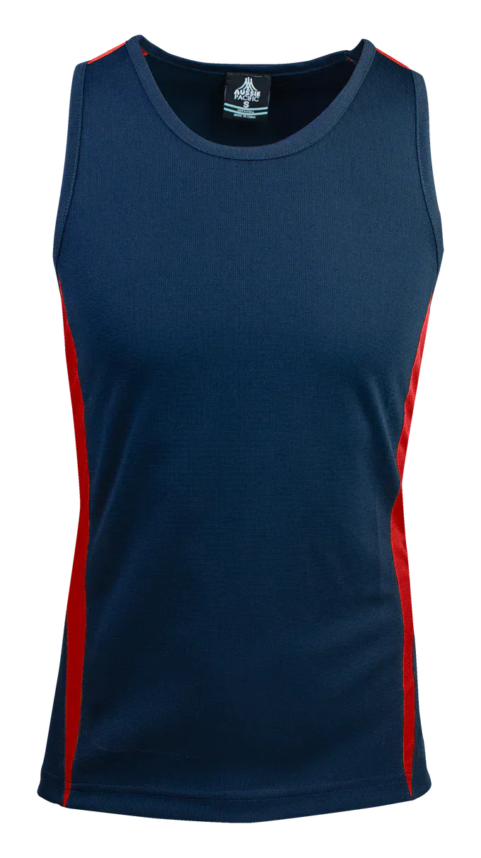Aussie Pacific Tanks / Singlets Navy/Red / S Aussie Pacific Eureka Men's Singlet