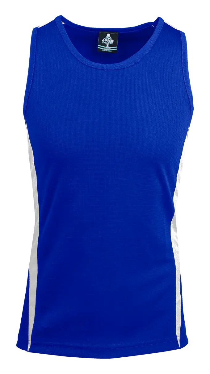 Aussie Pacific Tanks / Singlets Royal/White / S Aussie Pacific Eureka Men's Singlet