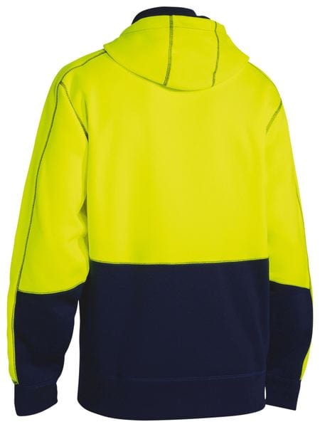 Bisley Hoodies Bisley Hi Vis Zip Front Fleece Hoodie