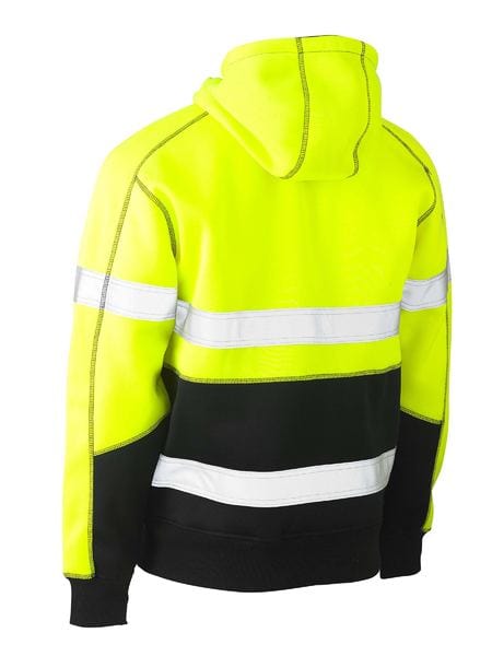 Bisley Hoodies Bisley Taped Hi Vis Fleece Hoodie Pullover