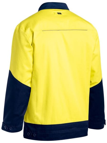 Bisley Jackets / Vests Bisley Hi Vis Drill Jacket with Liquid Repellent Finish
