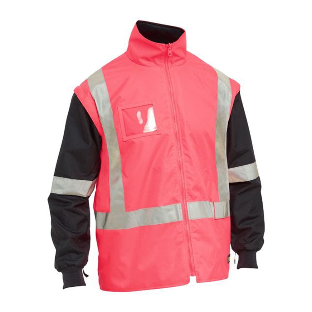 Bisley Jackets / Vests Bisley Taped Hi Vis 5 in 1 Rain Jacket