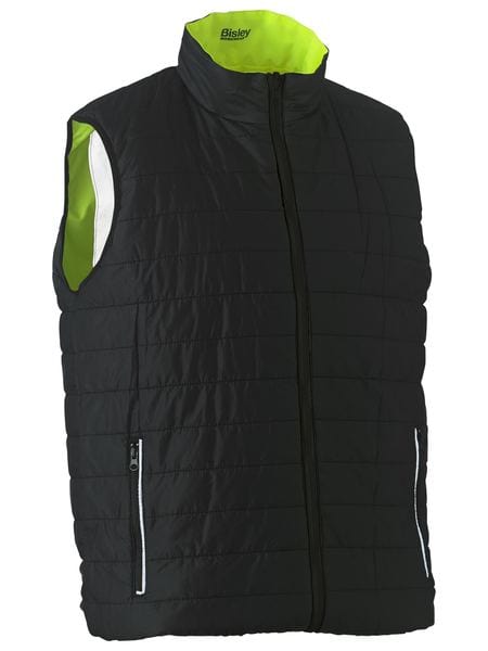 Bisley Jackets / Vests Bisley Taped Hi Vis Reversible Puffer Vest
