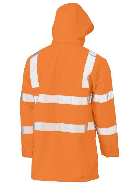 Bisley Jackets / Vests Bisley Taped Hi Vis Vic Rail Wet Weather Jacket