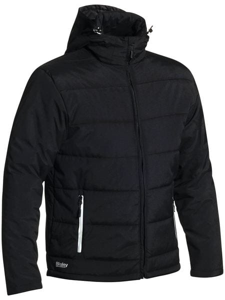 Bisley Jackets / Vests Black / XS Bisley Puffer Jacket with Adjustable Hood