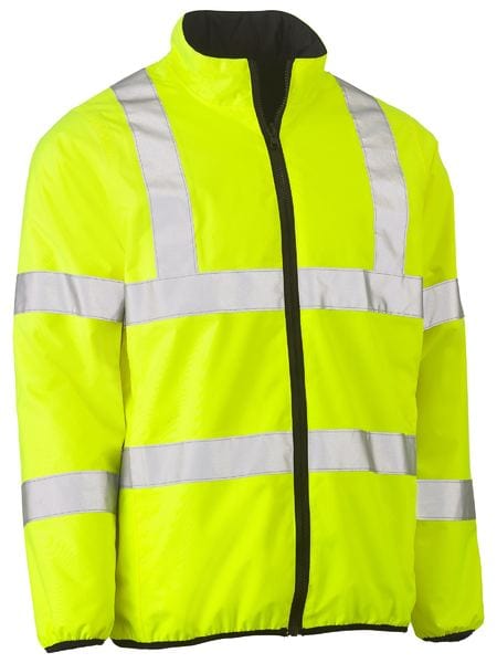 Bisley Jackets / Vests Yellow / XS Bisley Taped Hi Vis Reversible Puffer Jacket