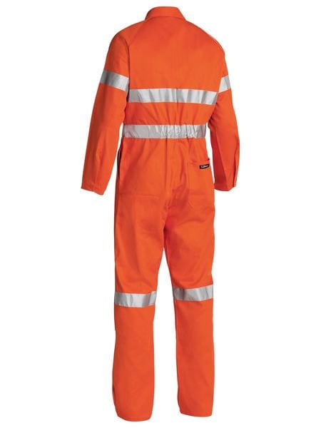 Bisley Overalls Bisley Taped Hi Vis Drill Coverall