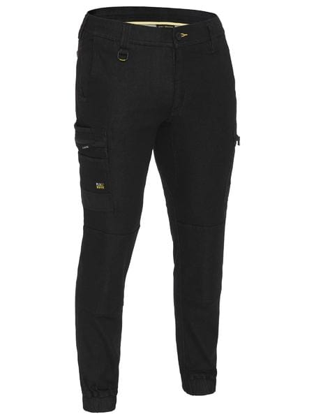 Bisley Pants / Shorts Black / 72 Bisley Flx & Move Stretch Denim Cargo Cuffed Pants
