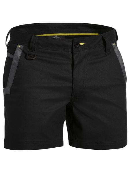 Bisley Pants / Shorts Black / 72 Bisley Flx & Move Stretch Short