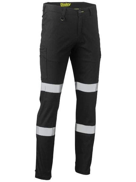 Bisley Pants / Shorts Black / 77 Bisley Taped Stretch Cotton Drill Cargo Pants