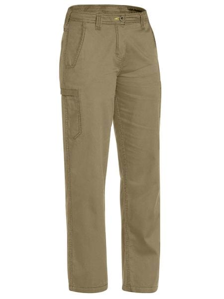 Bisley Pants / Shorts Khaki / 6 Bisley Women's Cool Lightweight Vented Pants
