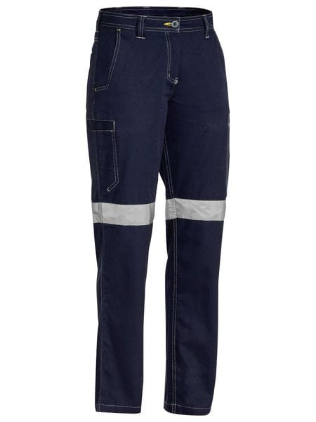 Bisley Pants / Shorts Navy / 6 Bisley Women's Taped Cool Vented Lightweight Pants