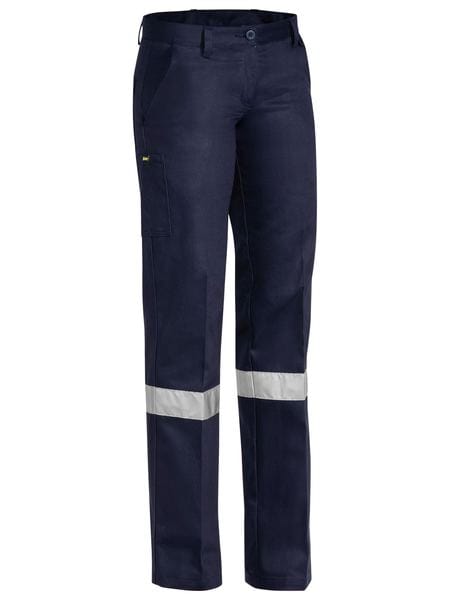Bisley Pants / Shorts Navy / 6 Bisley Women's Taped Original Drill Work Pants