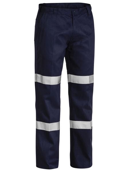 Bisley Pants / Shorts Navy / 77 Bisley Taped Biomotion Cotton Drill Work Pants