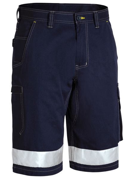 Bisley Pants / Shorts Navy / 77 Bisley Taped Cool Vented Lightweight Cargo Short