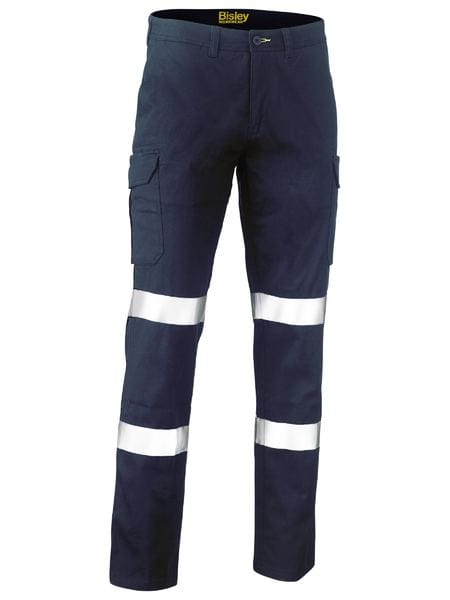 Bisley Pants / Shorts Navy / 77 Bisley Taped Stretch Cotton Drill Cargo Pants