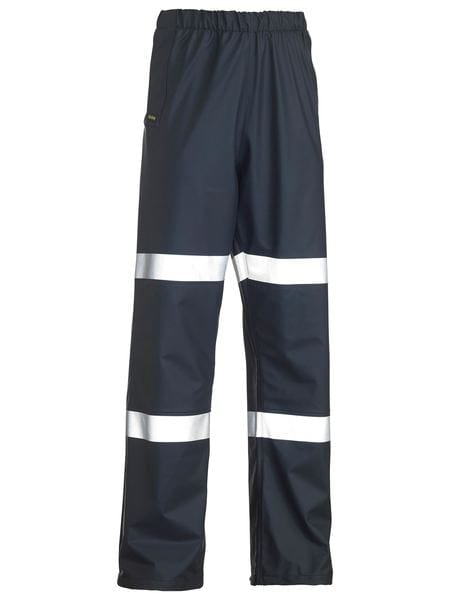 Bisley Pants / Shorts Navy / XS Bisley Taped Stretch PU Rain Pants