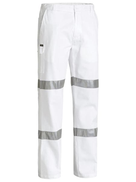 Bisley Pants / Shorts White / 72 Bisley Taped Night Cotton Drill Pants