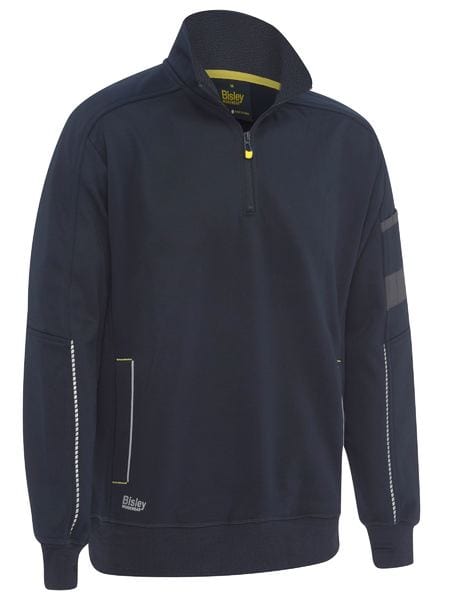 Bisley Polars Bisley Work Fleece 1/4 Zip Pullover with Sherpa Lining