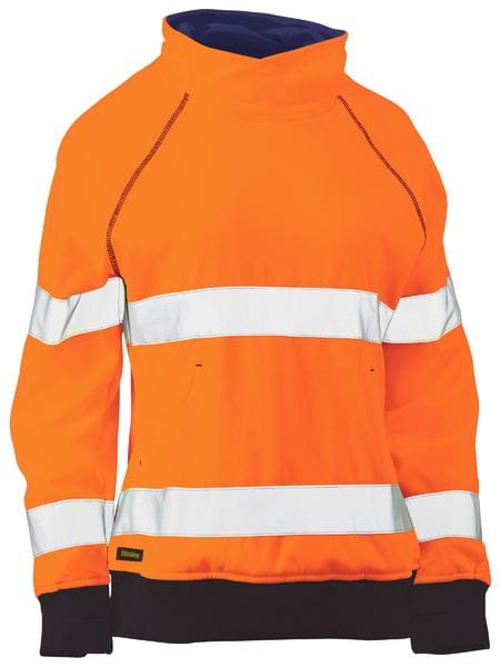 Bisley Polars Orange / 6 Bisley Women's Taped Hi Vis Fleece Jumper