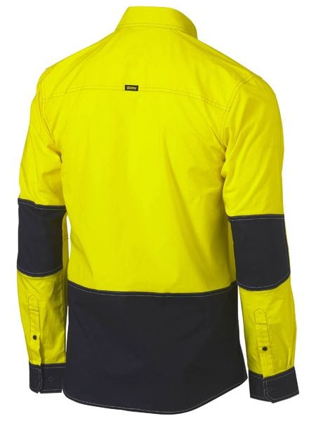 Bisley Polos / Shirts Bisley Flx & Move Two Tone Hi Vis Utility Shirt