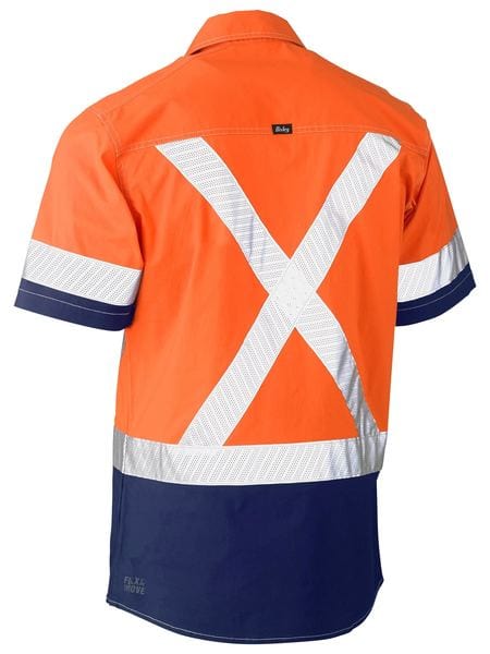 Bisley Polos / Shirts Bisley Flx & Move X Taped Hi Vis Utility Shirt