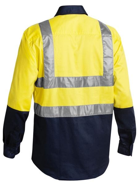 Bisley Polos / Shirts Bisley Taped Hi Vis Drill Shirt