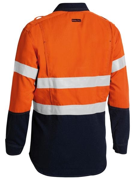Bisley Polos / Shirts Bisley TenCate Tecasafe® Plus 700 Taped Hi Vis FR Vented Shirt