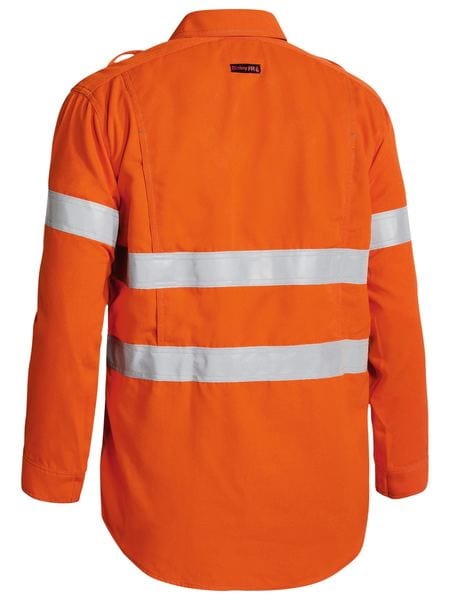 Bisley Polos / Shirts Bisley TenCate Tecasafe® Plus 700 Taped Hi Vis FR Vented Shirt