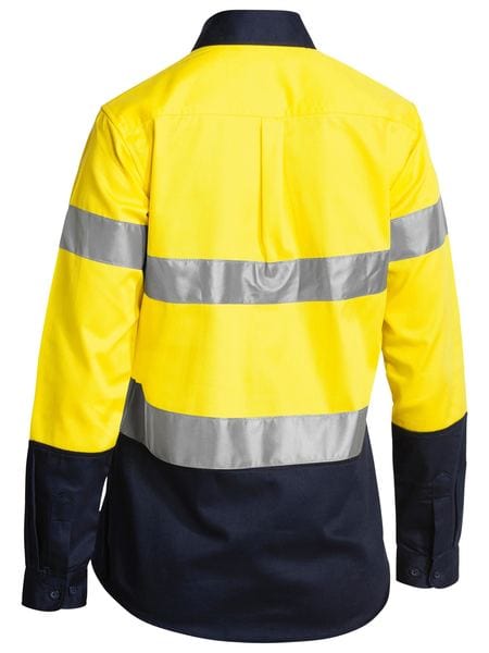 Bisley Polos / Shirts Bisley Women's Taped Hi Vis Drill Shirt