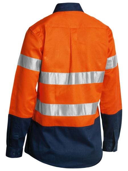 Bisley Polos / Shirts Bisley Women's Taped Hi Vis Drill Shirt