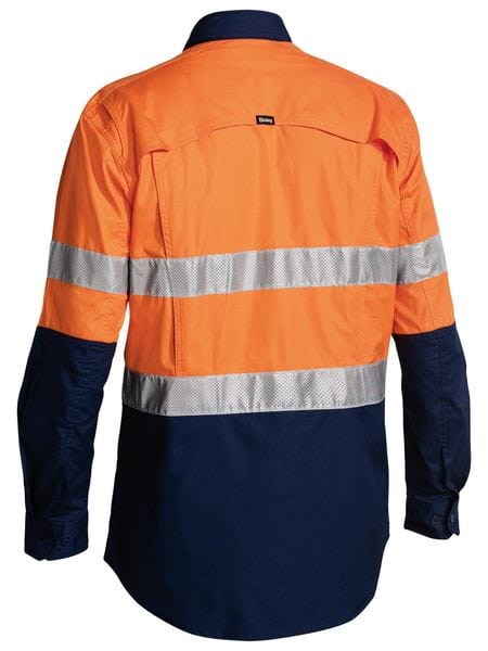 Bisley Polos / Shirts Bisley X Airflow Taped Hi Vis Ripstop Shirt