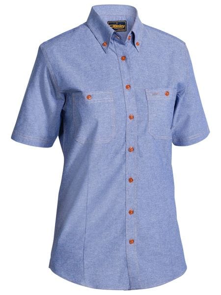 Bisley Polos / Shirts Blue / 8 Bisley Women’s Chambray Shirt