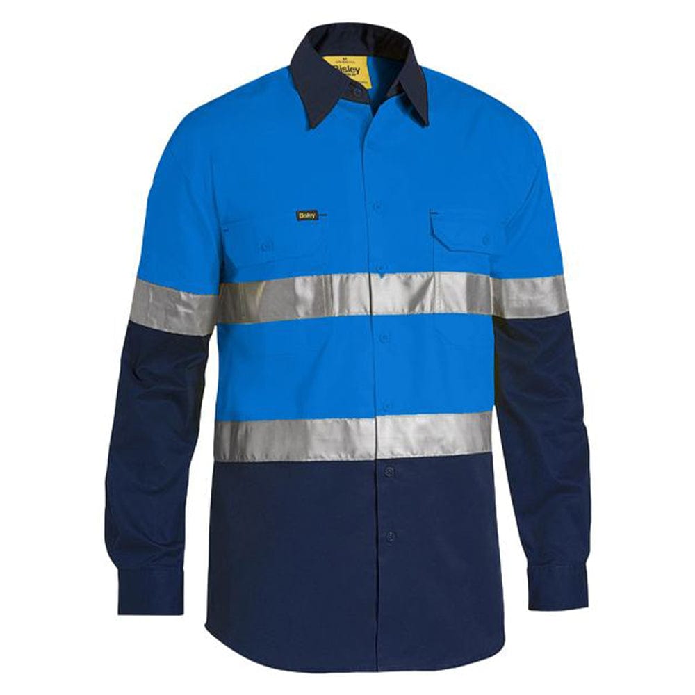 Bisley Polos / Shirts Blue/Navy / S Bisley Taped Hi Vis Cool Lightweight Shirt